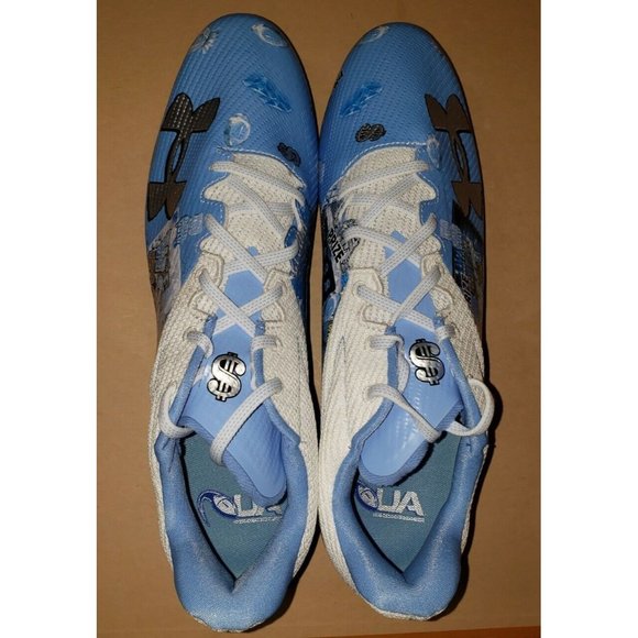 UNDER ARMOUR JACKPOT SAMPLE FOOTBALL CLEATS 3025967-401 MEN\'S SIZE 14 NEW main image 7